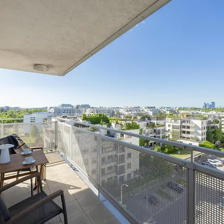 아파트 Luxury Three Bedroom With Parking & Balcony In Mokotow By Renters Prestige *