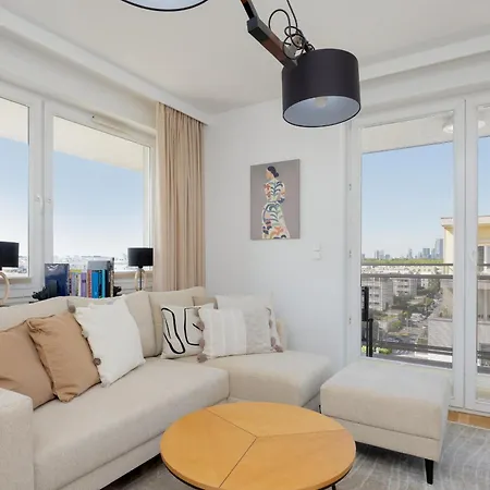 アパート Luxury Three Bedroom With Parking & Balcony In Mokotow By Renters Prestige
